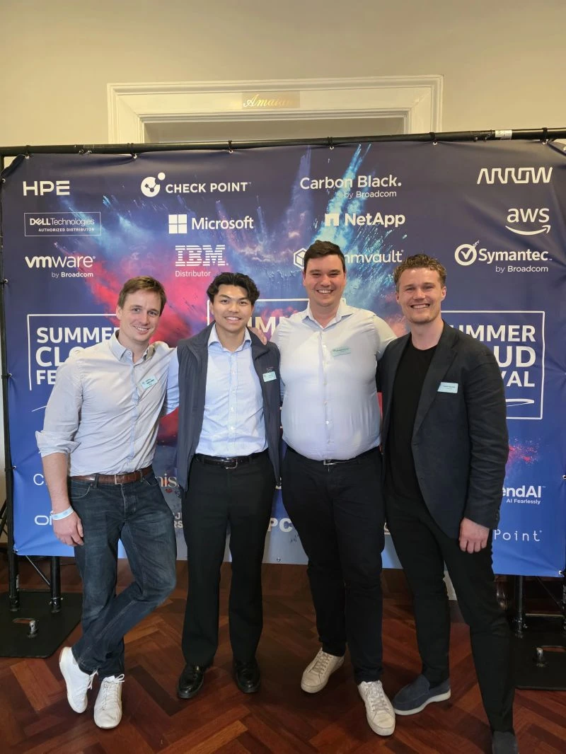 FM-kollegaer på Arrow ECS Summer Cloud Festival 2026.