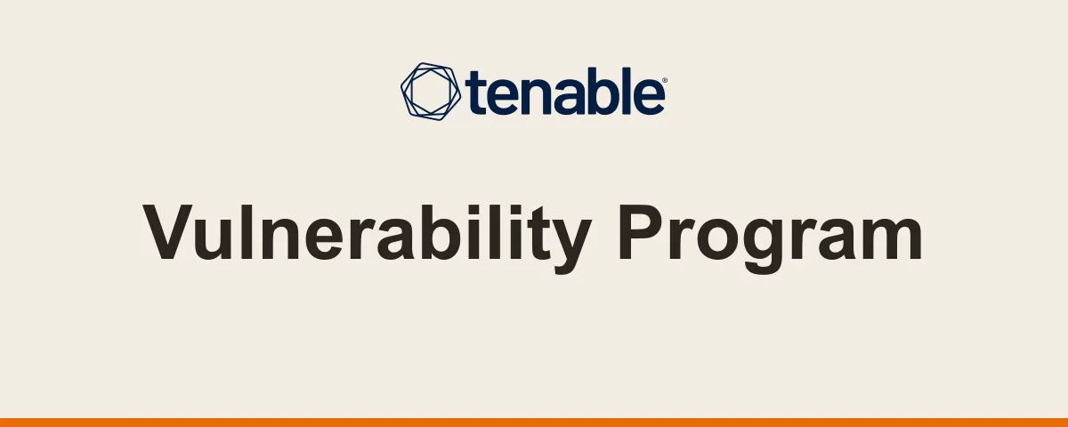 Tenable-logo og Vulnerability Program, FM CyberSecurity