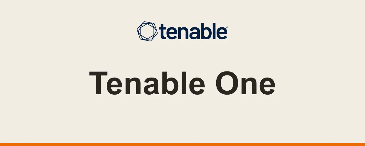 Tenable-logo og Tenable One, FM CyberSecurity