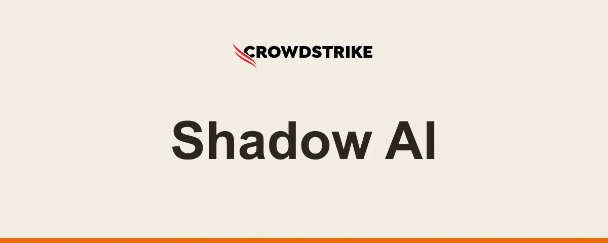 CrowdStrike-logo og Shadow AI, FM CyberSecurity