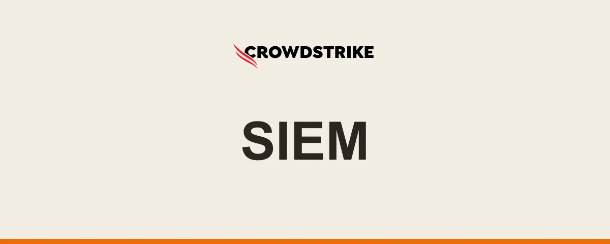 CrowdStrike-logo og SIEM, FM CyberSecurity