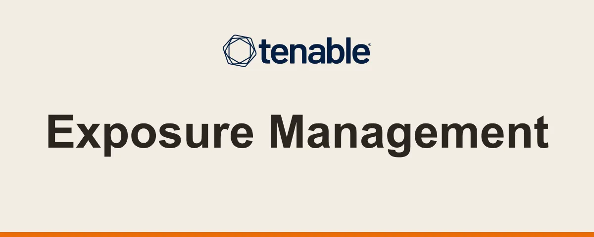 Tenable-logo og Exposure Management, FM CyberSecurity